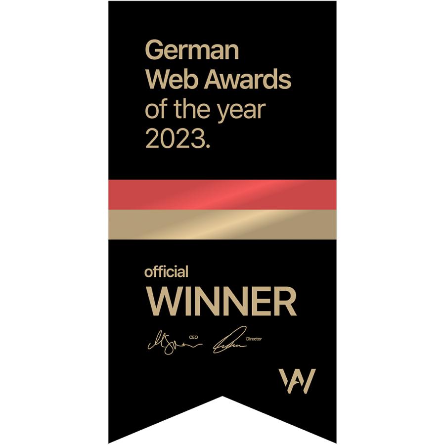 Gewinner des German Web Awards 2023